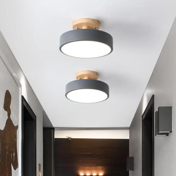 Scandinavian Style Round Semi-Recessed Ceiling | Lighting | LED | Premium Lighting Solution