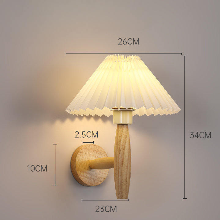 OakLight Stylish Wooden Wall Lamp | Wall Lamp | Led | Warm White | metal/wood | 7W | 220V | Elegant Wall Illumination