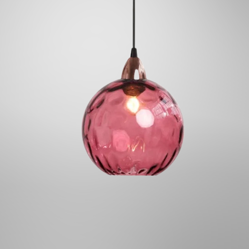 HelderBol Glass Ball Hanging Lamp | Lighting | cool white | glass/iron/metal | Premium Lighting Solution