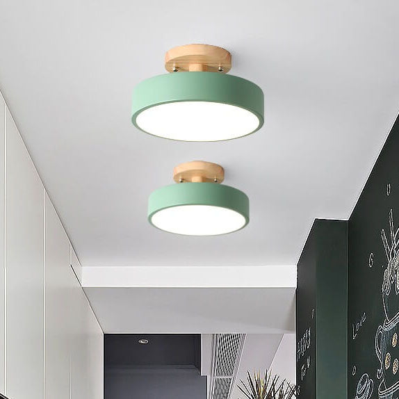 Scandinavian Style Round Semi-Recessed Ceiling | Lighting | LED | Premium Lighting Solution