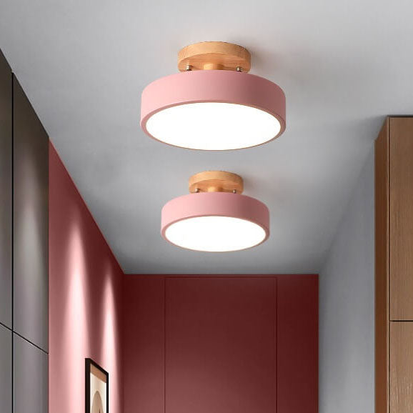 Scandinavian Style Round Semi-Recessed Ceiling | Lighting | LED | Premium Lighting Solution