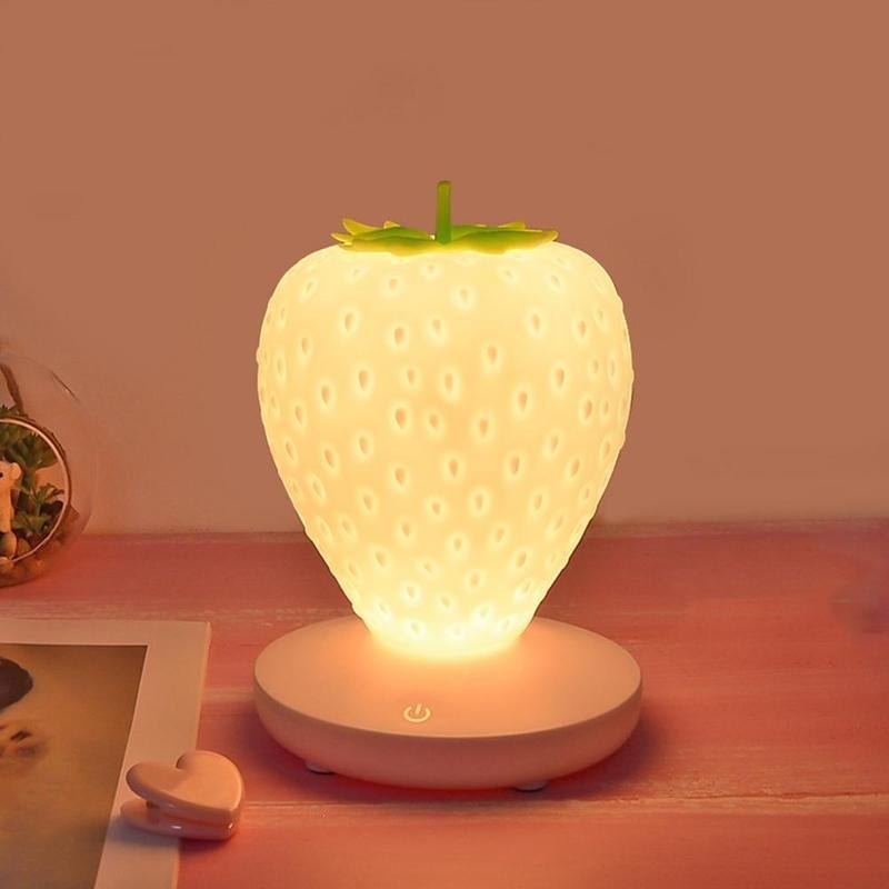 FragoliaLux Strawberry Bedside Lamp, Atmospheric | Lighting | LED | plastic | Premium Lighting Solution