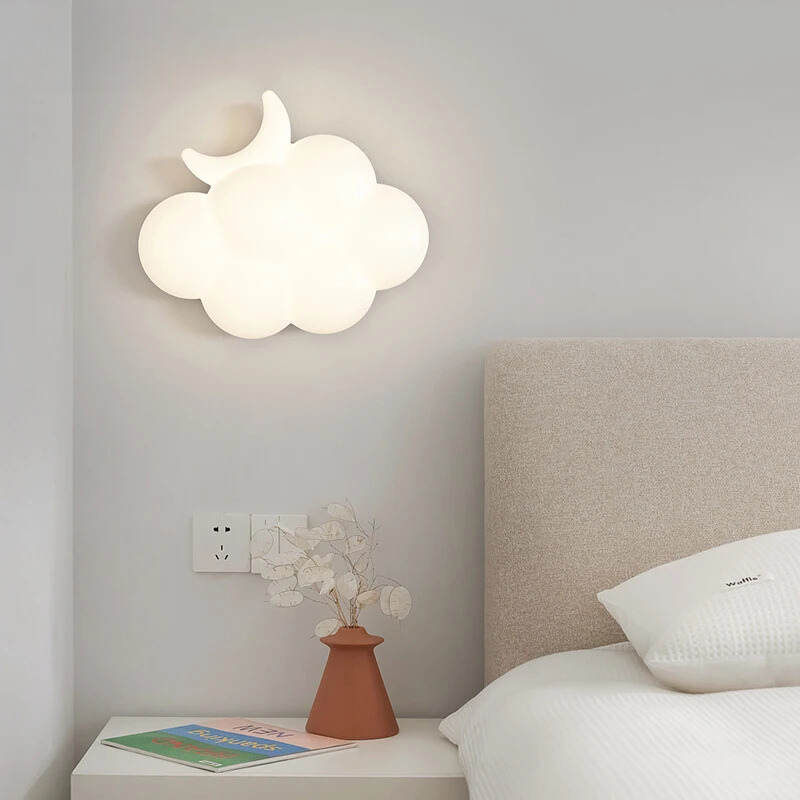 WhiteCloud Modern Wall Lamp Children's | Wall Lamp | LED | metal | Elegant Wall Illumination