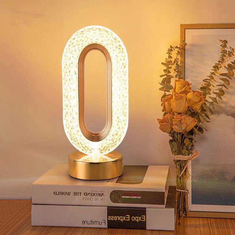 Crystaluxe™ Elegant Table Lamp Dimmable | Table Lamp | LED | metal/Plastic/crystal | 3W | Sleek Table Accent