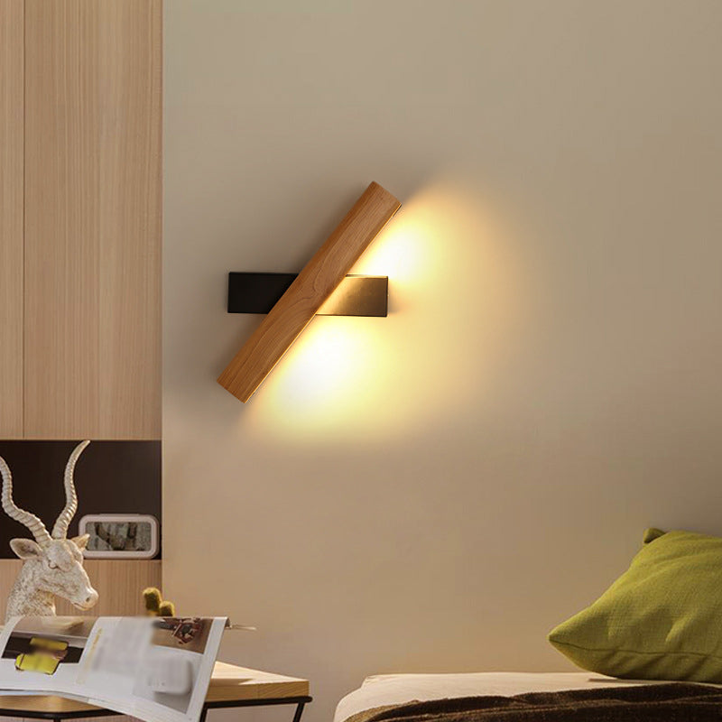 LinearLight Modern Wooden Rotatable Wall | Wall Lamp | Led | Wood | 39W | Elegant Wall Illumination