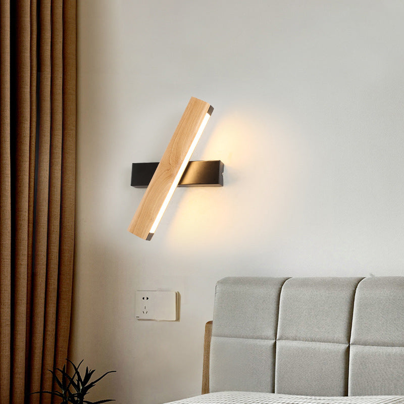 LinearLight Modern Wooden Rotatable Wall | Wall Lamp | Led | Wood | 39W | Elegant Wall Illumination