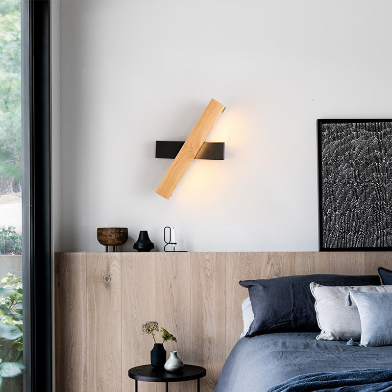 LinearLight Modern Wooden Rotatable Wall | Wall Lamp | Led | Wood | 39W | Elegant Wall Illumination