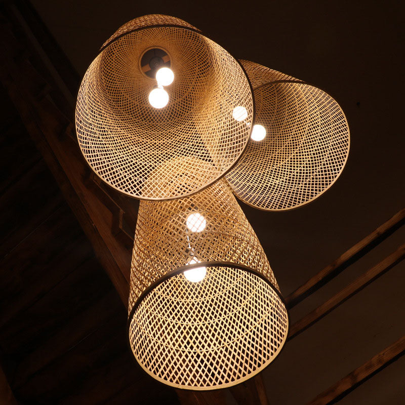 Elegant Bamboo Hanging Lamp Asian | Lighting | bamboo/rattan/wood | Premium Lighting Solution
