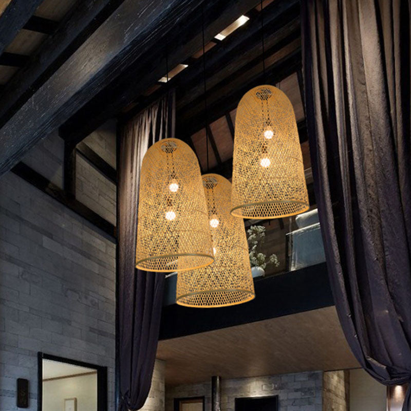 Elegant Bamboo Hanging Lamp Asian | Lighting | bamboo/rattan/wood | Premium Lighting Solution