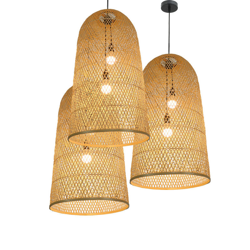 Elegant Bamboo Hanging Lamp Asian | Lighting | bamboo/rattan/wood | Premium Lighting Solution