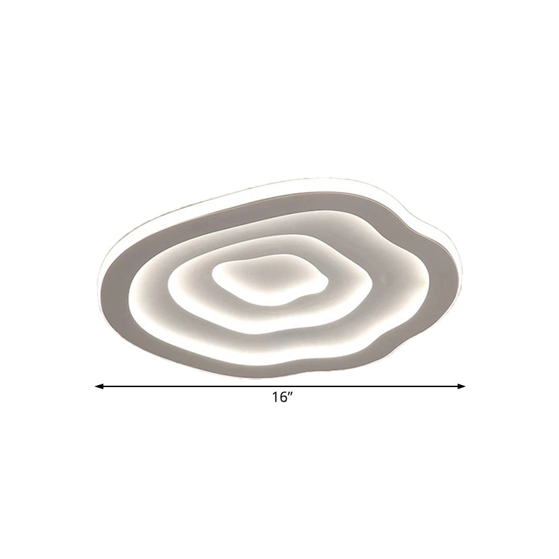 Wavy Acrylic Ceiling Lamp, White | Lighting | LED | acrylic | Premium Lighting Solution