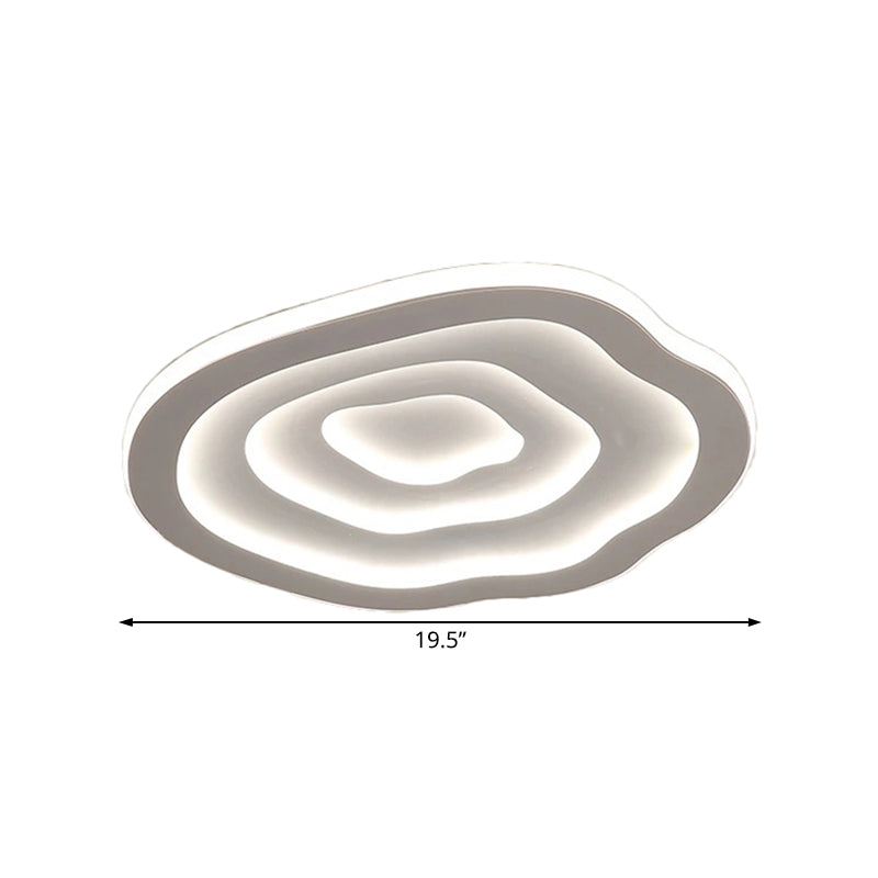 Wavy Acrylic Ceiling Lamp, White | Lighting | LED | acrylic | Premium Lighting Solution