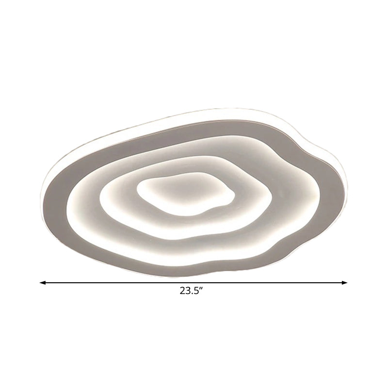 Wavy Acrylic Ceiling Lamp, White | Lighting | LED | acrylic | Premium Lighting Solution