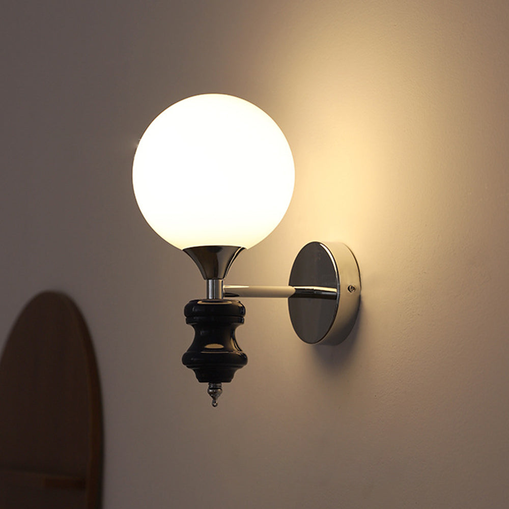 French Medieval Vintage Bauhaus Wall | Wall Lamp | glass | 110V - 120V | Elegant Wall Illumination