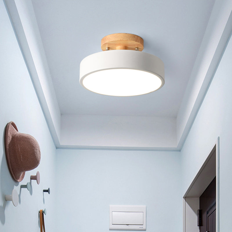 Ceiling Lamp Simple Wood Semi | Lighting | LED | acrylic/metal/wood | 39 Watts | Premium Lighting Solution