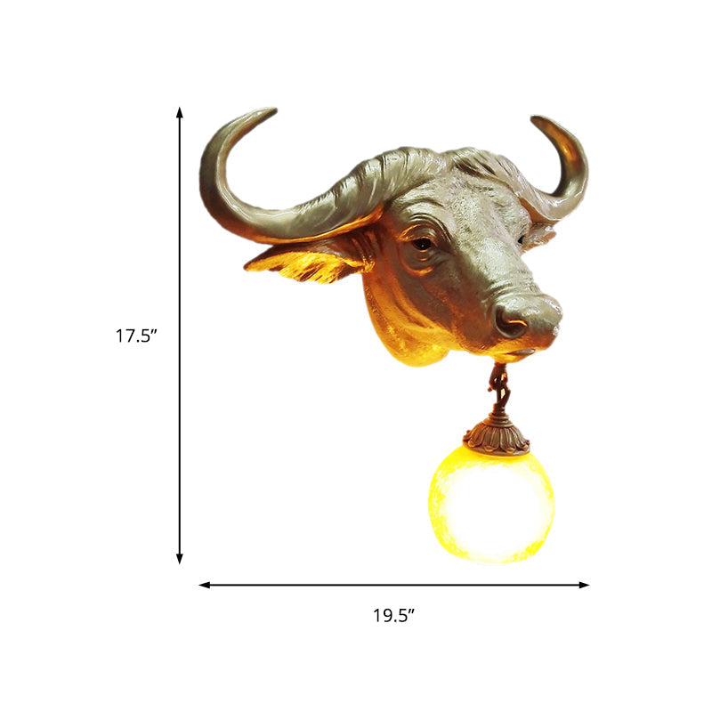 BuffaloGlow Gold Wall Lamp | Wall Lamp | glass | 110V - 120V - 220V - 240V | Elegant Wall Illumination