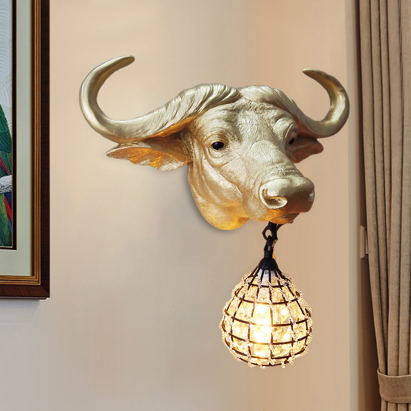 BuffaloGlow Gold Wall Lamp | Wall Lamp | glass | 110V - 120V - 220V - 240V | Elegant Wall Illumination