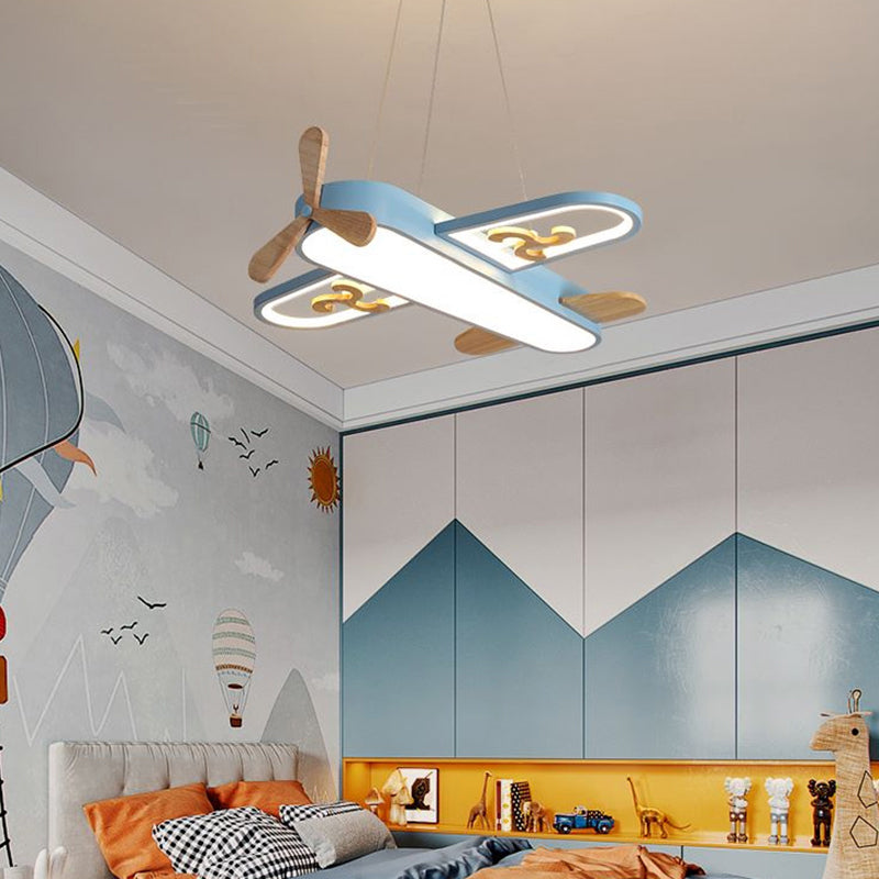 Airplane-shaped Children's Room Hanging Lamp | Ceiling Light | LED | 110V-120V | Modern Ceiling Lighting