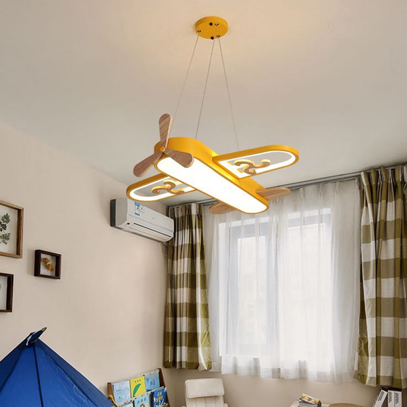 Airplane-shaped Children's Room Hanging Lamp | Ceiling Light | LED | 110V-120V | Modern Ceiling Lighting