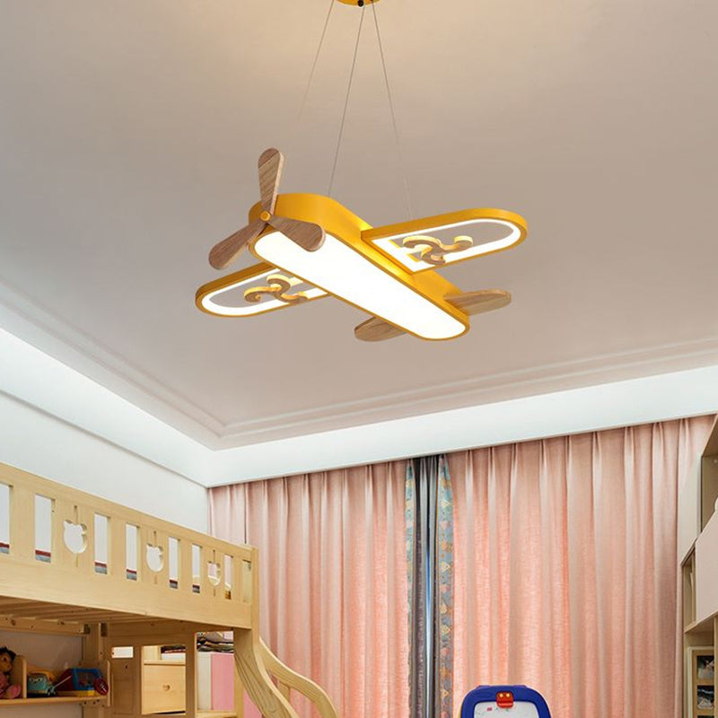 Airplane-shaped Children's Room Hanging Lamp | Ceiling Light | LED | 110V-120V | Modern Ceiling Lighting