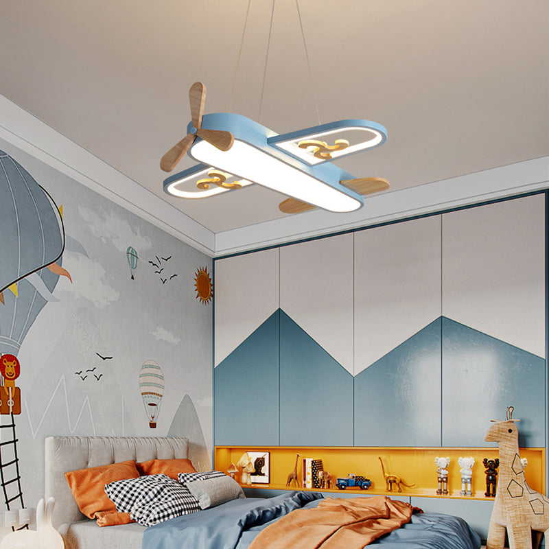 Airplane-shaped Children's Room Hanging Lamp | Ceiling Light | LED | 110V-120V | Modern Ceiling Lighting