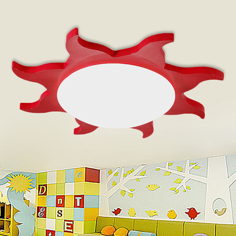 Shaped Coil Ceiling Light Cartoon | Ceiling Light | LED | acrylic/wood | 39W | Modern Ceiling Lighting