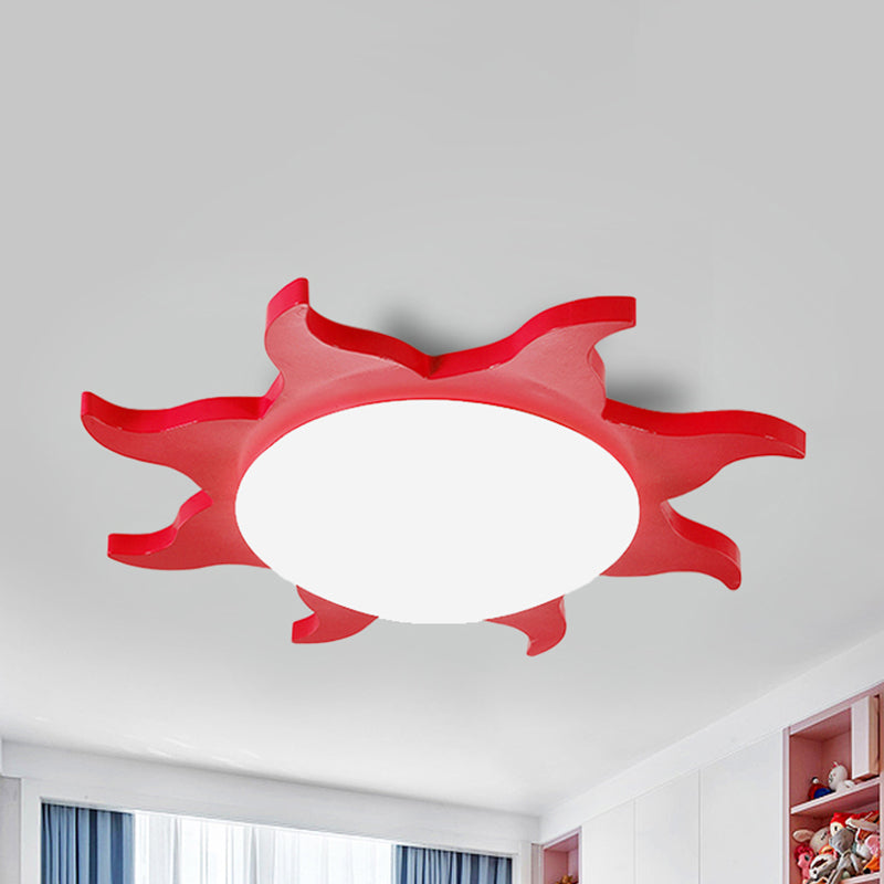 Shaped Coil Ceiling Light Cartoon | Ceiling Light | LED | acrylic/wood | 39W | Modern Ceiling Lighting