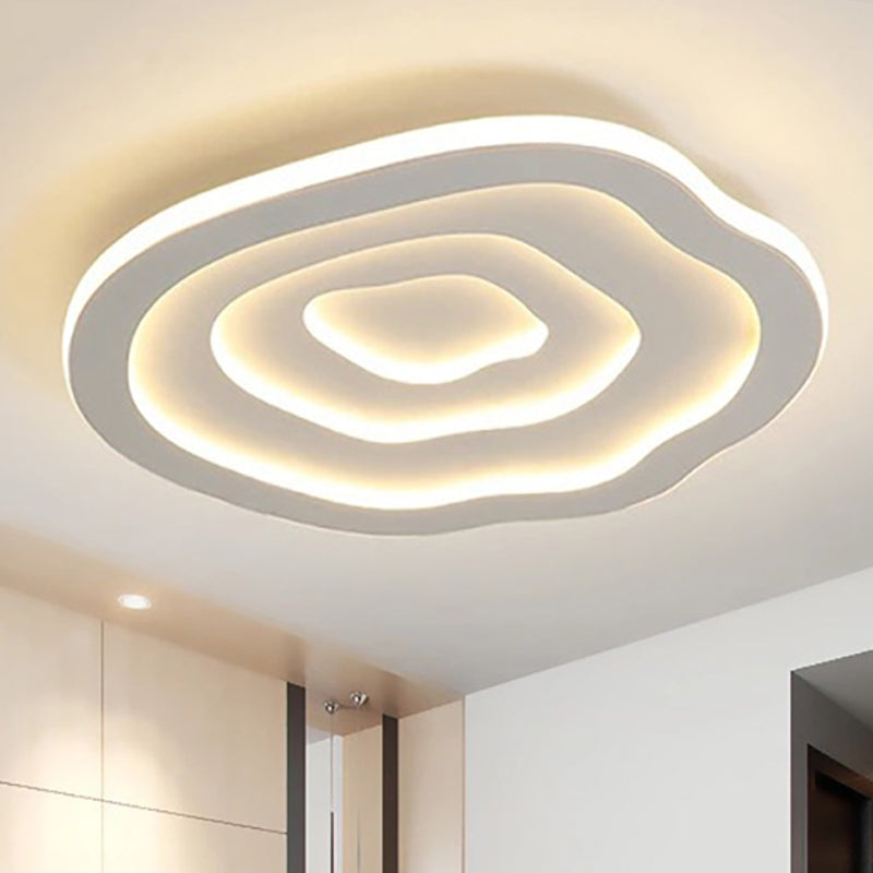 Wavy Acrylic Ceiling Lamp, White | Lighting | LED | acrylic | Premium Lighting Solution