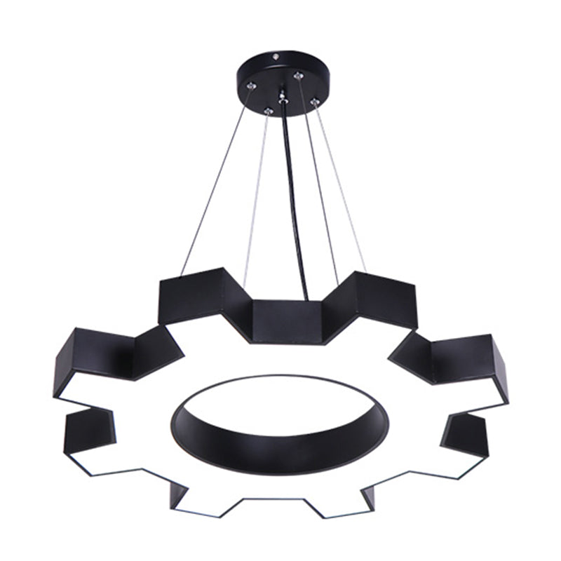 Gear Shaped Pendant Light Metallic | Lighting | LED | metal | Premium Lighting Solution