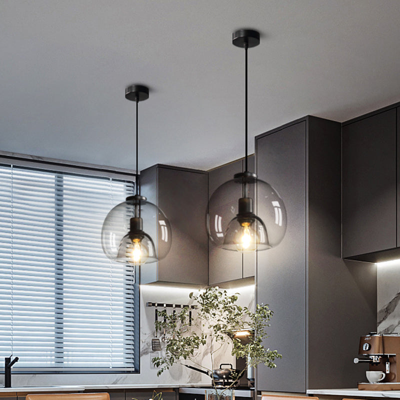 Orion Minimalist Black Hand Blown | Lighting | LED | glass | Premium Lighting Solution