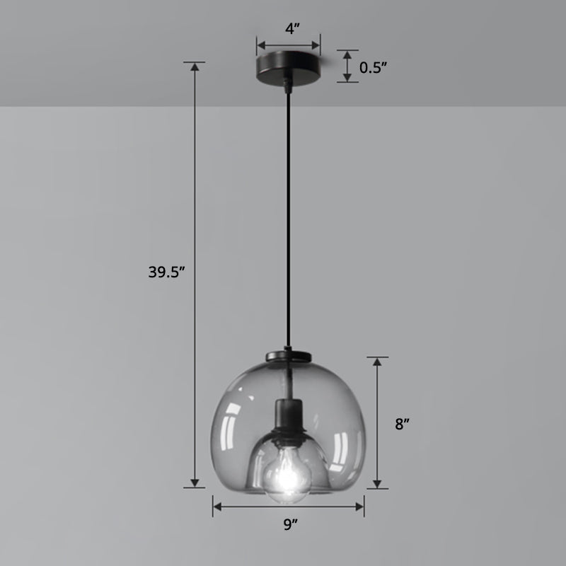 Orion Minimalist Black Hand Blown | Lighting | LED | glass | Premium Lighting Solution