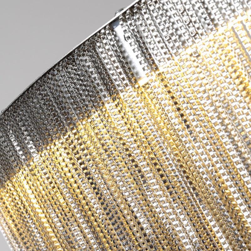 SilverChain Modern Metal Hanging Lamp | Lighting | LED | metal | 110V-120V | Premium Lighting Solution