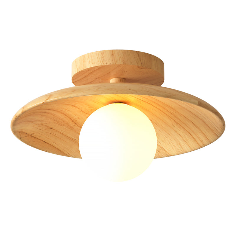 Elegant Wooden Ceiling Lamp 1-Light | Lighting | LED | wood | 110V-120V | Premium Lighting Solution