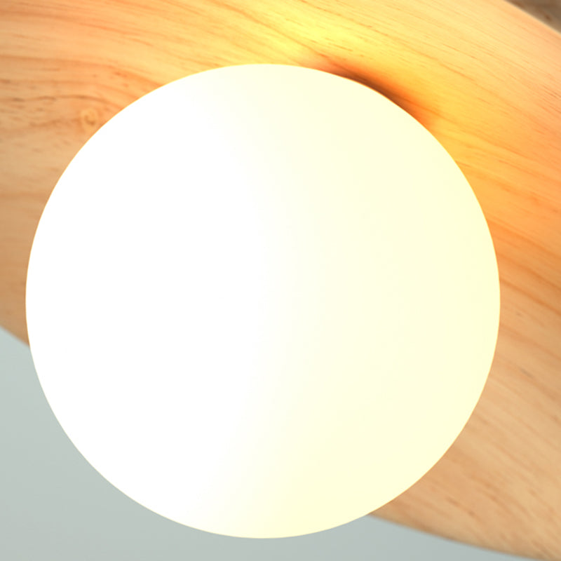 Elegant Wooden Ceiling Lamp 1-Light | Lighting | LED | wood | 110V-120V | Premium Lighting Solution