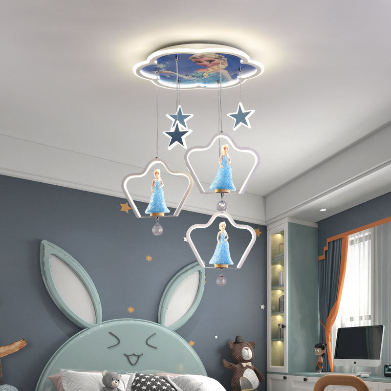 Princess Hanging Lamp Cartoon Acrylic | Lighting | LED | 110V-120V | Premium Lighting Solution