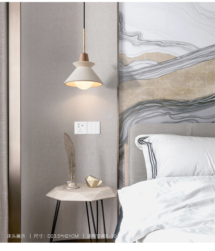 Cement Hanging Lamp Modern Minimalist | Lighting | LED | 110V-120V | Premium Lighting Solution