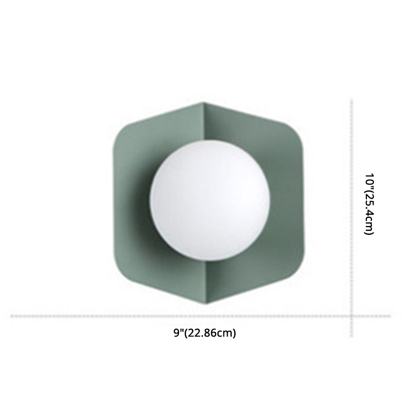 Macaroon Modern Indoor Metal Wall | Wall Lamp | glass/metal | 110V - 120V - 220V - 240V | Elegant Wall Illumination