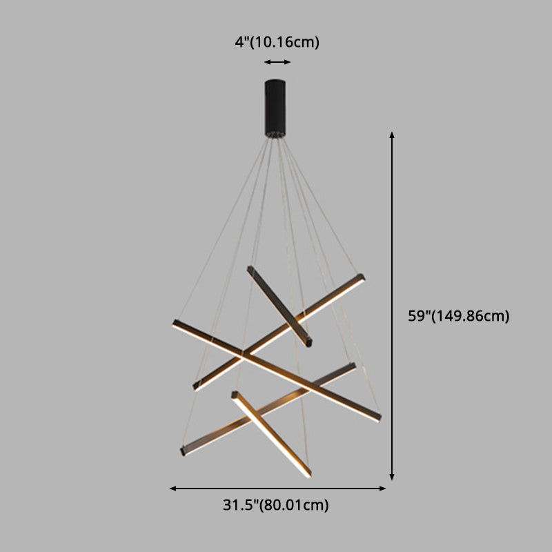 Black Hanging Lamp Style Minimalist | Lighting | LED | metal | 110V-120V | Premium Lighting Solution