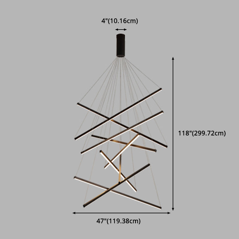 Black Hanging Lamp Style Minimalist | Lighting | LED | metal | 110V-120V | Premium Lighting Solution