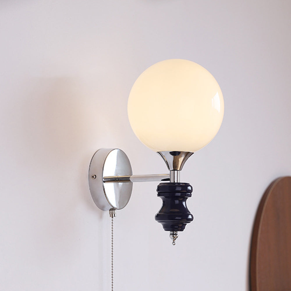 French Medieval Vintage Bauhaus Wall | Wall Lamp | glass | 110V - 120V | Elegant Wall Illumination