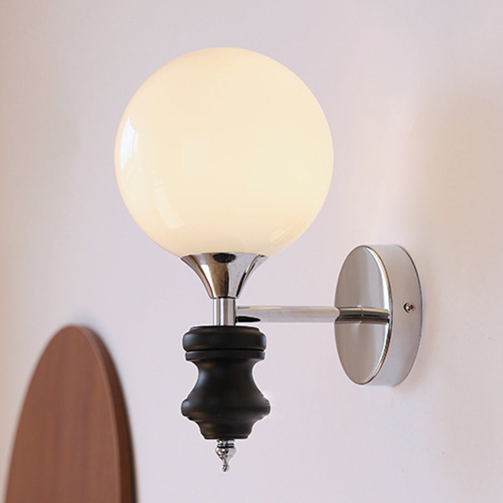 French Medieval Vintage Bauhaus Wall | Wall Lamp | glass | 110V - 120V | Elegant Wall Illumination
