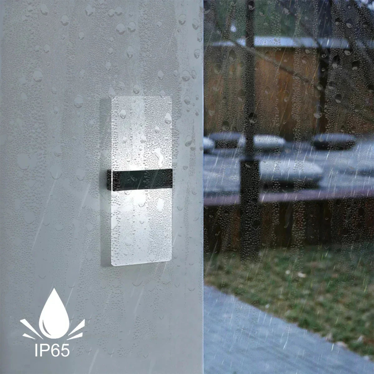 LuminaraSolar Solar-powered outdoor wall lamp | Wall Lamp | LED | warm white | acrylic | Elegant Wall Illumination