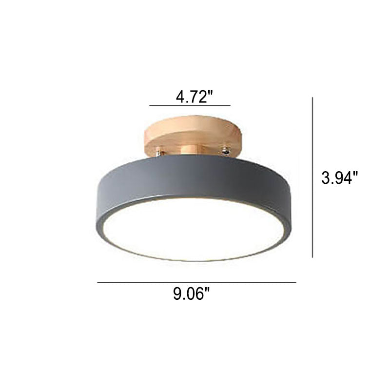 Scandinavian Style Round Semi-Recessed Ceiling | Lighting | LED | Premium Lighting Solution