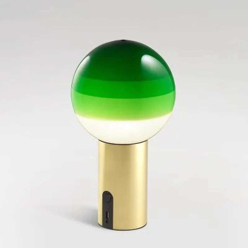 GlowSphere™ Portable Table Lamp Modern | Table Lamp | Warm White | glass/metal | Sleek Table Accent