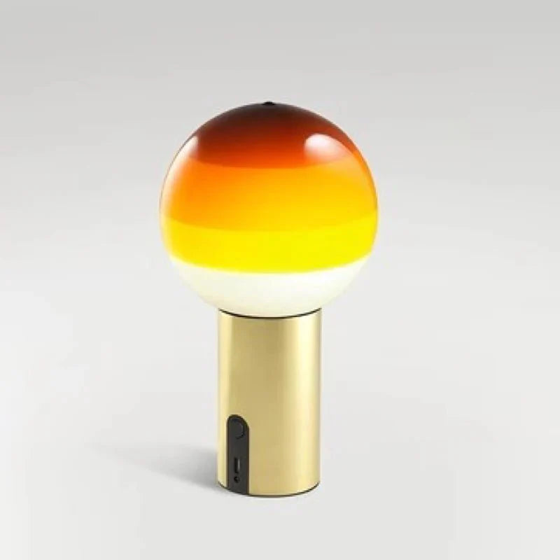 GlowSphere™ Portable Table Lamp Modern | Table Lamp | Warm White | glass/metal | Sleek Table Accent
