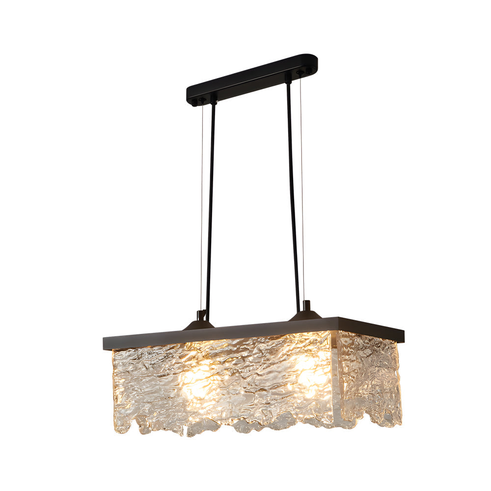 Light Glass 3-Step Dimmable Chandelier | Ceiling Light | glass | 110V | Modern Ceiling Lighting