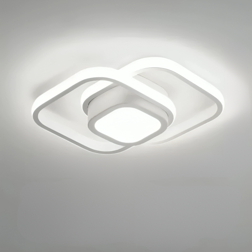 Modern Ceiling Lamp Rings Creative | Lighting | LED | warm white | acrylic/aluminum | 18W | Premium Lighting Solution
