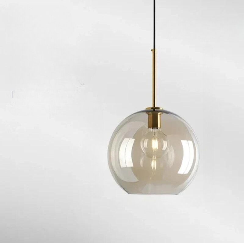 NordicGlas Modern Scandinavian Hanging Lamp | Lighting | glass/metal | 90-260V | Premium Lighting Solution