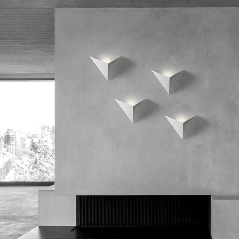 DriehoekLicht Minimalist Wall Lamp Interior | Wall Lamp | Led | Aluminum/Metal | 3W | 85-265V | Elegant Wall Illumination