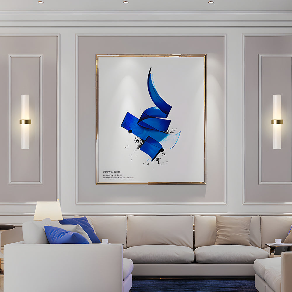 LumiTube Modern Wall Lamp made | Wall Lamp | Led | Warm White | glass/metal | Elegant Wall Illumination